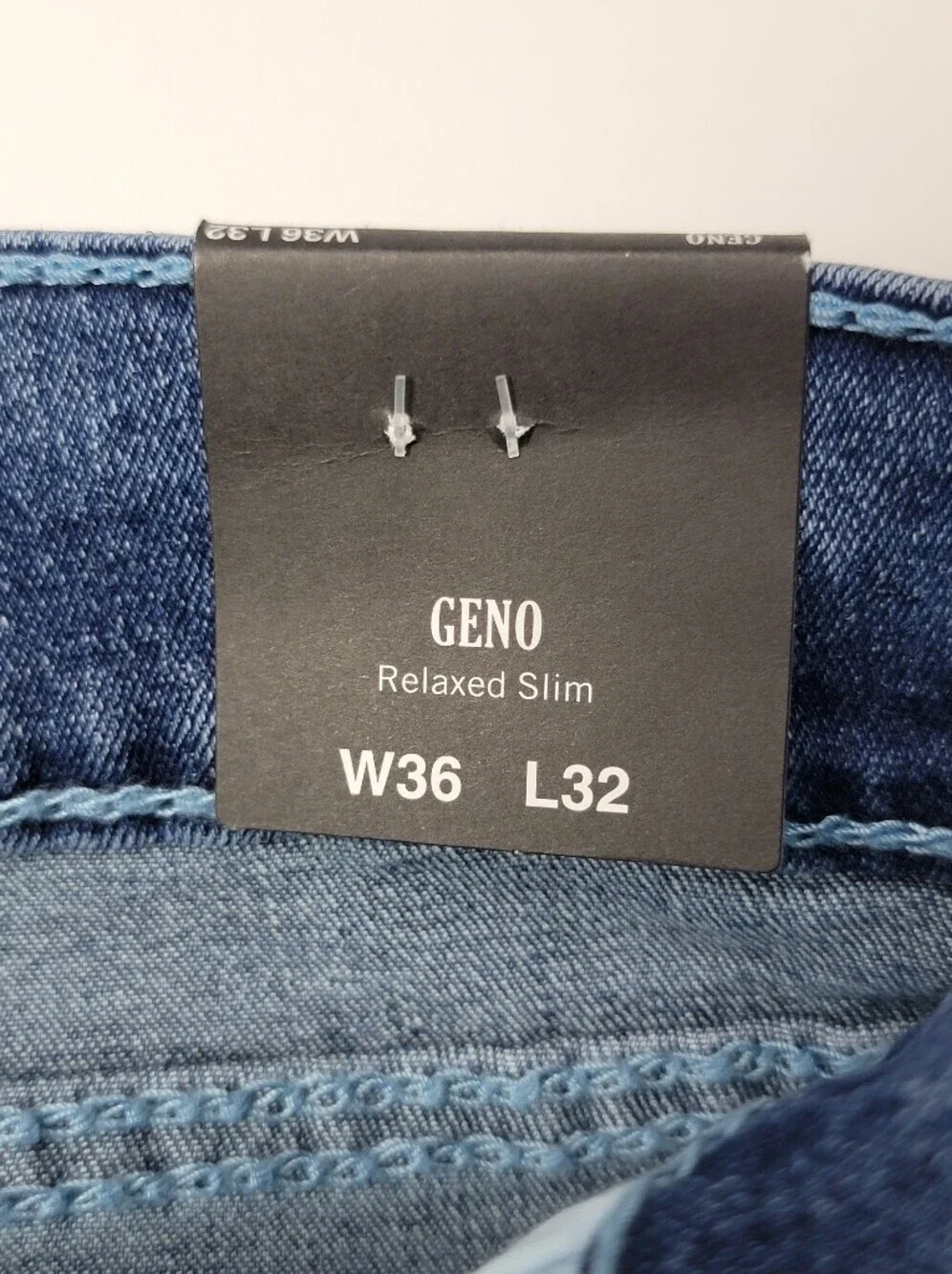 True Religion Geno Big T Flap Slim Jeans in Medium Blaze Wash Size 36X32 New